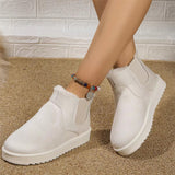 Women's Winter Casual Anti-Skip Warm Plush Snow Boots