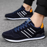 Travel Walking Skidproof Lace Up Sneakers for Men