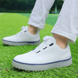 Men's Casual Walking Contrast Color Soft Sole Golf Shoes