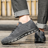 Sweat Absorbing Knitted Fabric Sneakers for Male