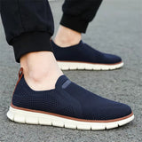 Lazy Slip-On Breathable Mesh Soft Sole Sneakers for Men