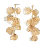 Lady Eucalyptus Apple Gum Leaf Pendant Earrings