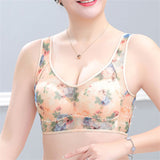 Breathable Ice Silk Lace Cooling Comfort Bra for Women