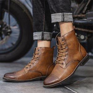 New Casual Simple Style Outdoor Ankle Boots For Men