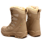 Winter Super Warm Plus Size Motorcycle Plush Boots