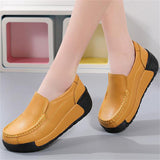 Casual Sport Style Cow Leather Extra Breathable Women Loafers