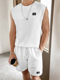 Men's Crew Neck Sleeveless Comfort Sets for Summer