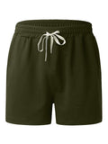 Men's Summer Sandy Beach Drawstring Sports Shorts with Pocket