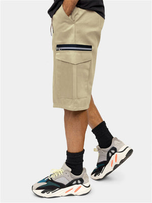 Men's Summer Quick Dry Anti-theft Zipper Pocket Drawstring Shorts