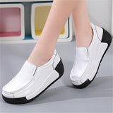 Casual Sport Style Cow Leather Extra Breathable Women Loafers