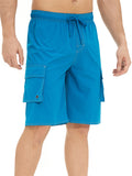 Men's Summer Jogger Knee Length Drawstring Casual Beach Shorts