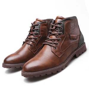 Men's Vintage Plus Size Outdoor Desert Martin Boots