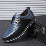 Men's Lace Up Microfiber Leather Shoes