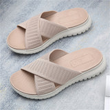 Casual Comfy Plus Size Flat Open Toe Female Summer Slippers