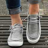 Simple Style Round Toe Extra Soft Cotton Cloth Women Loafers