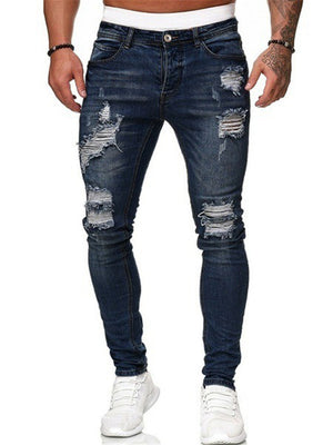 Men's Cool Slim Fit Ripped Skinny Jeans