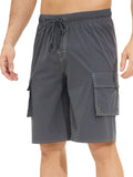 Men's Summer Jogger Knee Length Drawstring Casual Beach Shorts