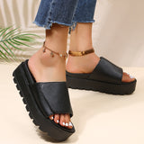 Trendy Summer Solid Color Ladies Relaxed Slippers