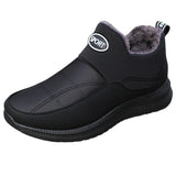 Simple Style Casual Waterproof Fleece Lining Non-Slip Flat Boots