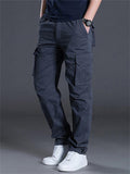 Men's Cozy 100% Cotton Multi Pockets Cargo Pants