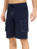 Men's Summer Jogger Knee Length Drawstring Casual Beach Shorts