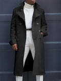 British Style Mid-length Outerwear Fashion Men's Coats