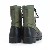 Outdoor Contrast Color Lace-Up Jungle Boots