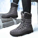 Men's Winter Waterproof Extra Warm Hiking Snow Boots