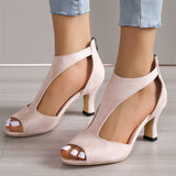 Summer Fashion Peep Toe High Heel Dressy Sandals for Women