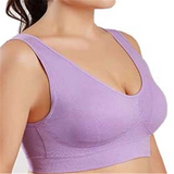 New Casual Plus Size Bras For Women Seamless Bra With Pads Sporty Vest