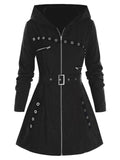 Women's Classy Mid Length Hooded Coats