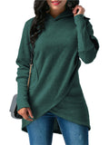 Snappy Irregular Loose Large Size Women's Hoodies