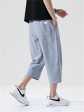 New Arrival Casual Strap Loose Linen Pants