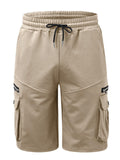 Men's Cotton Blend Plus Size Casual Knee Length Shorts in Summer