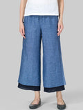 Women's Casual Comfy Cropped Cotton Pants