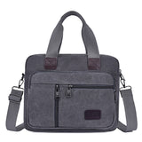 Men's Large Capacity Multifunctional Canvas Business Handbag