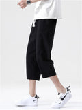 New Arrival Casual Strap Loose Linen Pants