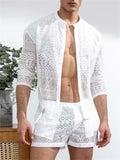 Summer Sexy See Through Beach Outfit for Men