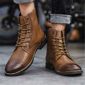 New Casual Simple Style Outdoor Ankle Boots For Men