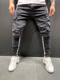 Fashion Comfy Hip Hop Holes Ripped Jeans for Men