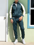 Trendy Plus Size Relaxed Two-piece Sports Set for Men