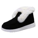 Daily Casual Rubber Outsole Women Warm Plush Loafers