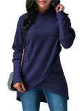 Snappy Irregular Loose Large Size Women's Hoodies