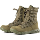 Men's Lightweight High Top Outdoor Lace Up Military Combat Boots