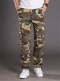 Men's Cozy 100% Cotton Multi Pockets Cargo Pants