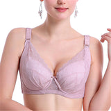 Women's Plus Size Minimizer Busty Lace Bras - Nude