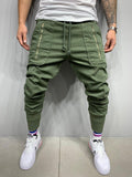 Casual Bunch Of Foot Close-Fitting Male Long Pants