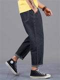 Fashion Men Straight-Leg Loose Casual Long Harem Pants