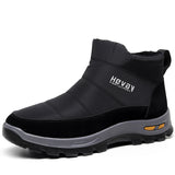 Men's Casual Comfy Round Toe Warm Winter Boots