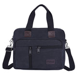 Men's Large Capacity Multifunctional Canvas Business Handbag